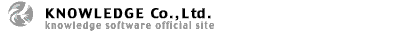 KNOWLEDGE Co.,Ltd "knowledge software official site"